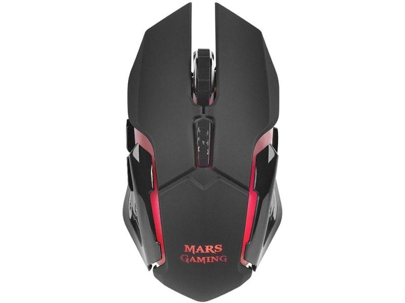 Ratón Gaming Inalámbrico Mars Gaming MMW/ Hasta 3200 DPI