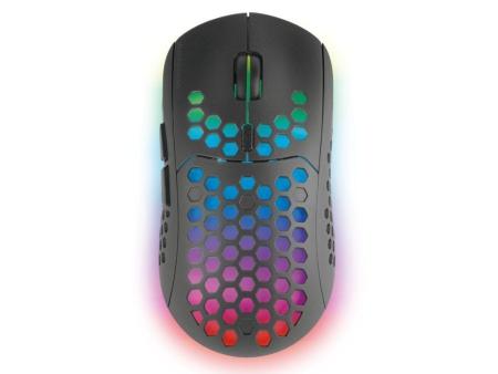 Ratón Gaming Inalámbrico Mars Gaming MMW3/ Batería recargable/ Hasta 3200 DPI