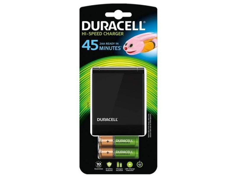 Cargador de Pilas Duracell CEF27EU-EU/ capacidad 2 pilas AA y AAA/ 2 Pilas AA y 2 AAA Incluidas