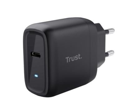 Cargador de Pared Trust Maxo 45W/ 1xUSB Tipo-C/ 45W