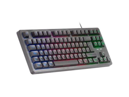 Teclado Gaming SemiMecánico Mars Gaming MK023/ Negro