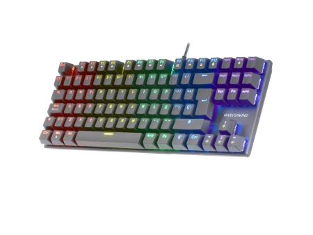 Teclado Gaming Mecánico Mars Gaming MK80BES/ Switch Azul