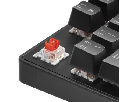 Teclado Gaming Mecánico Mars Gaming MKXTKLRES/ Switch Rojo