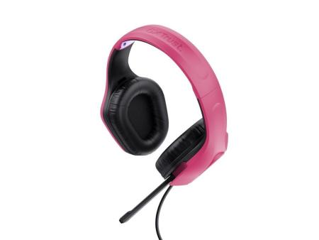 Auriculares Gaming con Micrófono Trust Gaming GXT 415 Zirox/ Jack 3.5/ Rosas