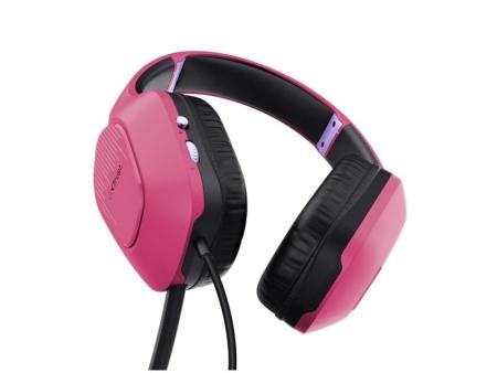 Auriculares Gaming con Micrófono Trust Gaming GXT 415 Zirox/ Jack 3.5/ Rosas