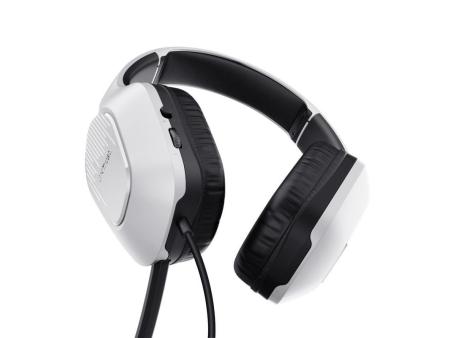 Auriculares Gaming con Micrófono Trust Gaming GXT 415 Zirox PS5/ Jack 3.5/ Blancos