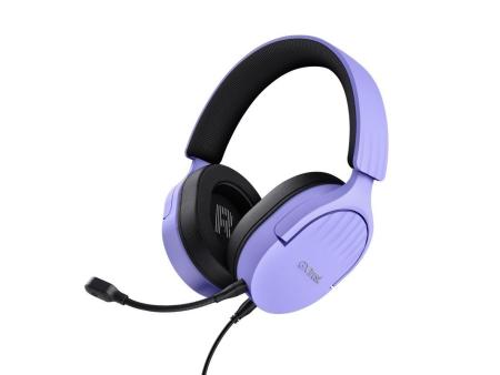 Auriculares Gaming con Micrófono Trust Gaming GXT 489 Fayzo/ Jack 3.5/ Morados