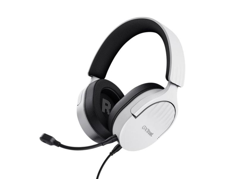 Auriculares Gaming con Micrófono Trust Gaming GXT 489 Fayzo/ Jack 3.5/ Blancos