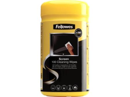 Dispensador de 100 Toallitas Fellowes 9183101 para Limpieza de Pantallas