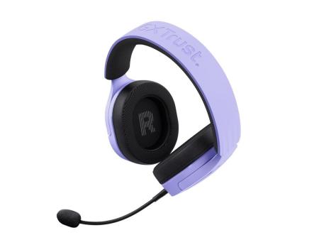 Auriculares Gaming Inalámbricos con Micrófono Trust Gaming GXT 491 Fayzo/ Bluetooth/ Jack 3.5/ Morados