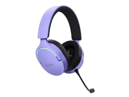 Auriculares Gaming Inalámbricos con Micrófono Trust Gaming GXT 491 Fayzo/ Bluetooth/ Jack 3.5/ Morados