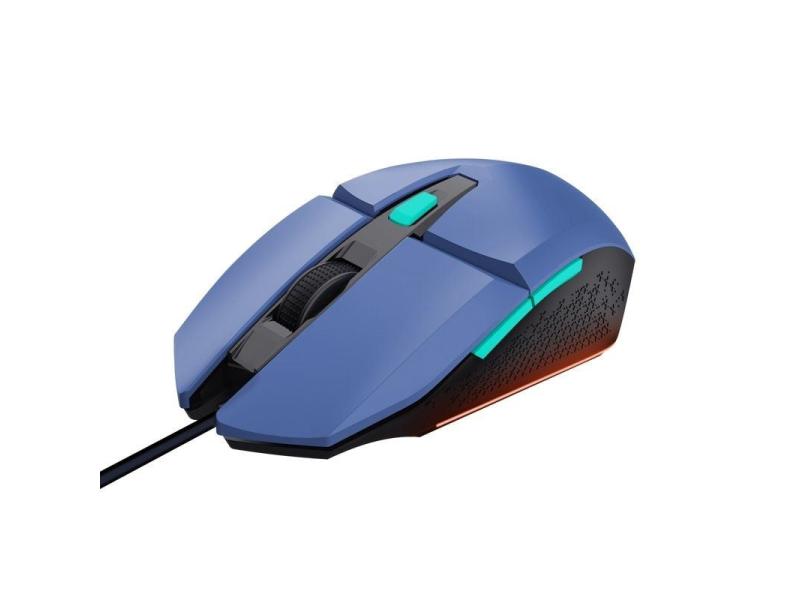 Ratón Gaming Trust Gaming GXT 109 Felox/ Hasta 6400 DPI/ Azul