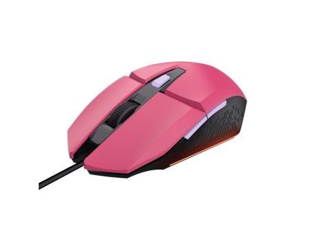 Ratón Gaming Trust Gaming GXT 109 Felox/ Hasta 6400 DPI/ Rosa