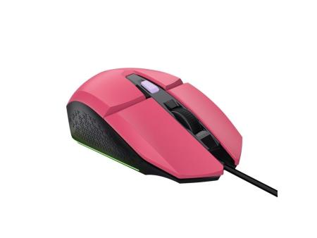 Ratón Gaming Trust Gaming GXT 109 Felox/ Hasta 6400 DPI/ Rosa