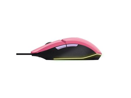 Ratón Gaming Trust Gaming GXT 109 Felox/ Hasta 6400 DPI/ Rosa