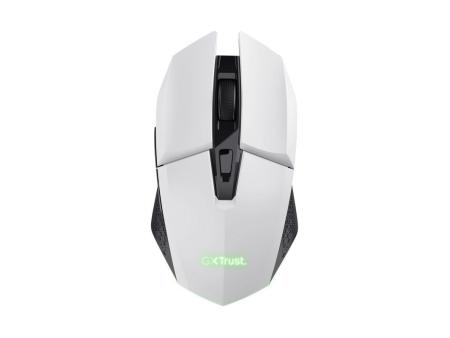 Ratón Gaming Inalámbrico Trust Gaming GXT 110 Felox/ Batería recargable/ Hasta 4800 DPI/ Blanco