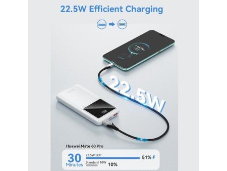 Powerbank 10000mAh Vention FHKW0/ 22.5W/ Blanca