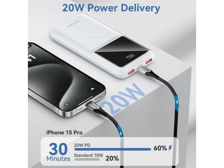 Powerbank 10000mAh Vention FHKW0/ 22.5W/ Blanca