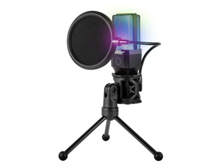 Micrófono Woxter Mic Studio 65 RGB/ USB 2.0