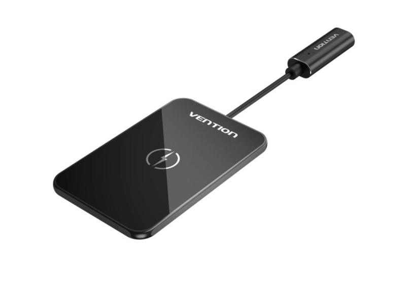 Cargador Inalámbrico Vention FGBBAG/ 1xUSB Tipo-C/ 15W