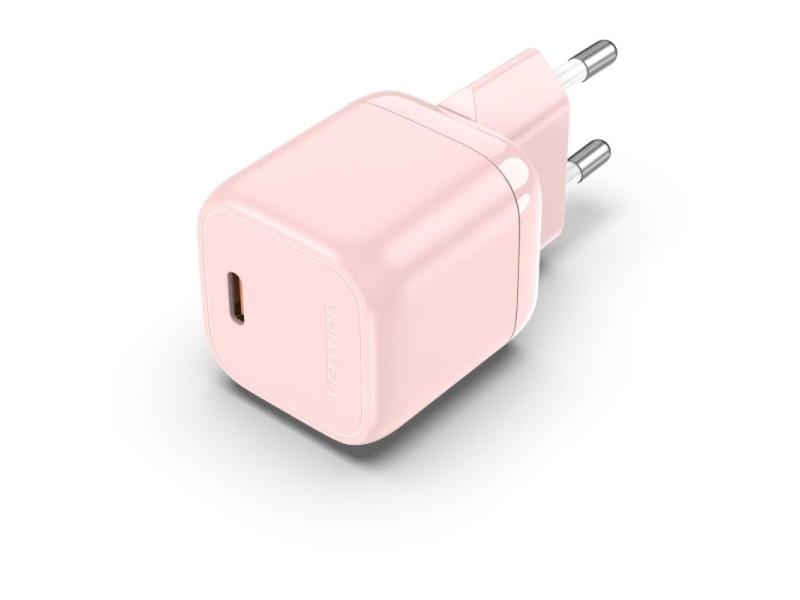 Cargador de Pared Vention FAKP0-EU/ 1xUSB Tipo-C/ 30W