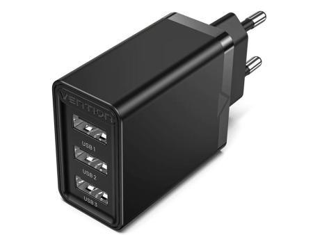 Cargador de Pared Vention FEAB0-EU/ 3xUSB