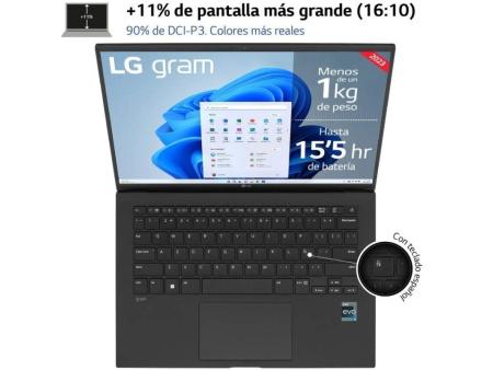 Portátil LG Gram 14Z90R-G.AP75B Intel Core i7-1360P/ 16GB/ 512GB SSD/ 14'/ Win11 Pro