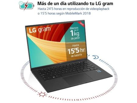 Portátil LG Gram 14Z90R-G.AP75B Intel Core i7-1360P/ 16GB/ 512GB SSD/ 14'/ Win11 Pro