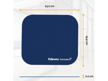 Alfombrilla Fellowes Estándar 5933805/ 0.20 x 232 x 199mm/ Azul