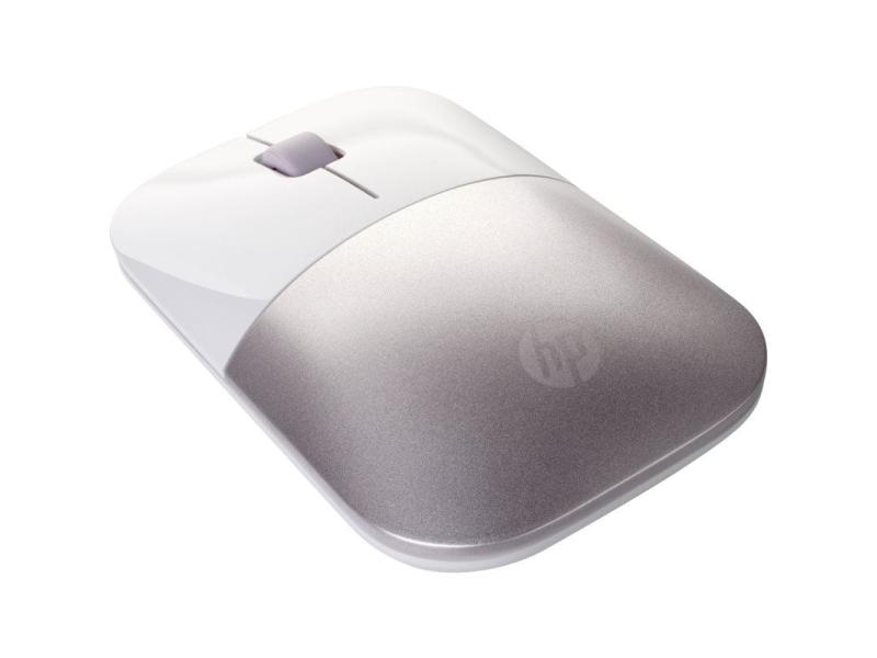 Ratón Inalámbrico HP Z3700/ Hasta 1200 DPI/ Blanco y Rosa