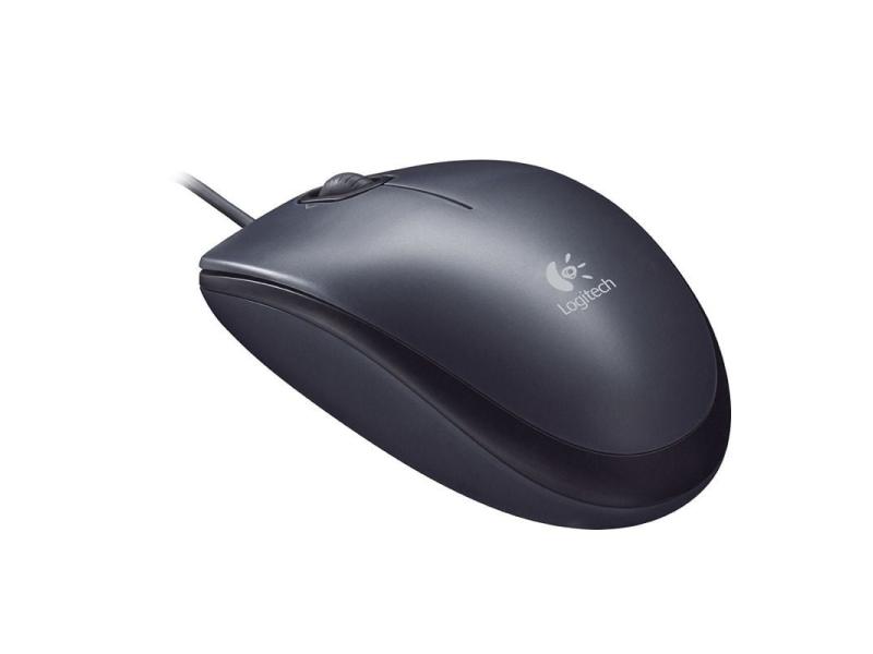 Ratón Logitech M90/ Hasta 1000 DPI/ Gris V2