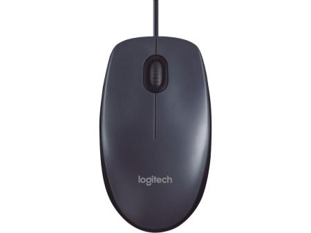 Ratón Logitech M90/ Hasta 1000 DPI/ Gris V2