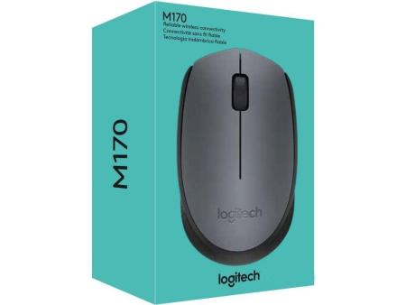 Ratón Inalámbrico Logitech M170/ Hasta 1000 DPI/ Gris