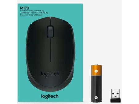 Ratón Inalámbrico Logitech B170/ Hasta 1000 DPI