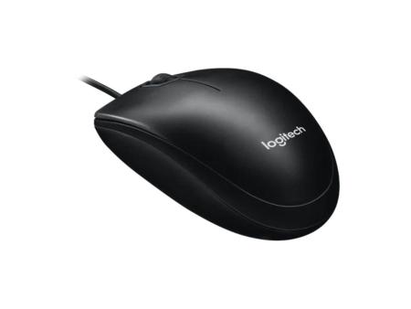 Ratón Logitech M100/ Hasta 1000 DPI/ Negro