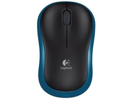 Ratón Inalámbrico Logitech M185/ Hasta 1000 DPI/ Azul