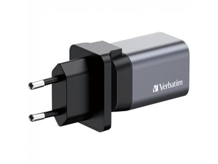 Cargador de Pared Universal Verbatim GNC-35/ 1xUSB Tipo-C/ 1xUSB/ 35W