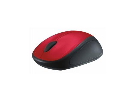 Ratón Inalámbrico Logitech M235/ Hasta 1000 DPI/ Rojo