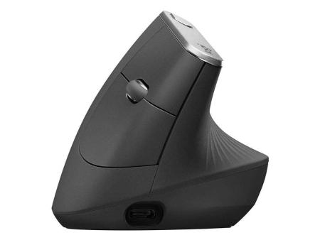 Ratón Ergonómico Inalámbrico por Bluetooth Logitech Vertical MX/ Batería recargable/ Hasta 4000 DPI