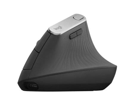 Ratón Ergonómico Inalámbrico por Bluetooth Logitech Vertical MX/ Batería recargable/ Hasta 4000 DPI