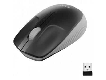 Ratón Inalámbrico Logitech M190/ Hasta 1000 DPI/ Gris Medio