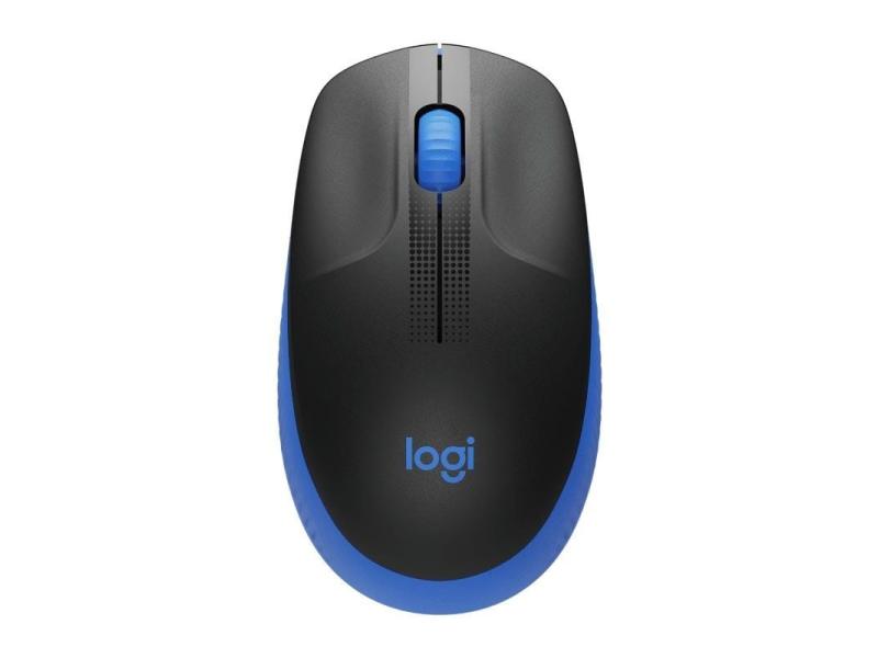 Ratón Inalámbrico Logitech M190/ Hasta 1000 DPI/ Azul