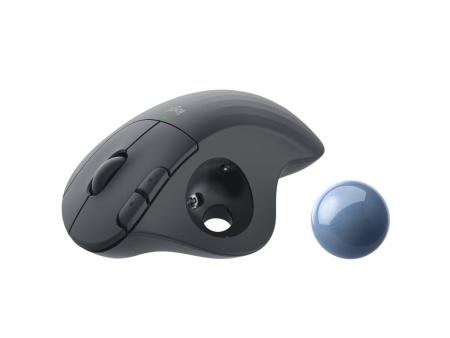 Ratón Trackball Inalámbrico por Bluetooth Logitech ERGO M575/ Hasta 2000 DPI/ Grafito