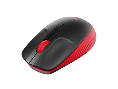 Ratón Inalámbrico Logitech M190/ Hasta 1000 DPI/ Rojo