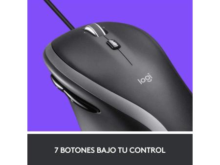 Ratón Logitech M500S/ Hasta 4000 DPI/ Negro