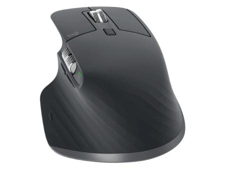 Ratón Ergonómico Inalámbrico por Bluetooth Logitech MX Master 3S/ Batería recargable/ Hasta 8000 DPI/ Grafito