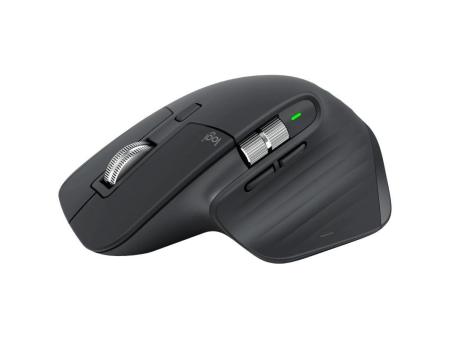 Ratón Ergonómico Inalámbrico por Bluetooth Logitech MX Master 3S/ Batería recargable/ Hasta 8000 DPI/ Grafito