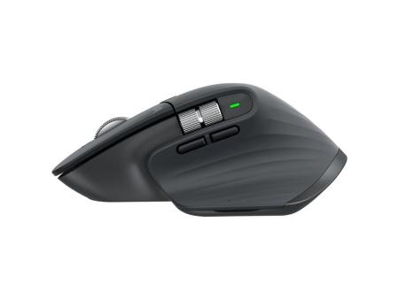 Ratón Ergonómico Inalámbrico por Bluetooth Logitech MX Master 3S/ Batería recargable/ Hasta 8000 DPI/ Grafito