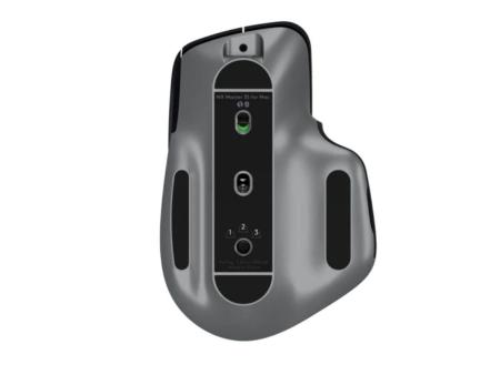 Ratón Ergonómico Inalámbrico por Bluetooth Logitech MX Master 3S For Mac/ Batería recargable/ Hasta 8000 DPI/ Gris Espacial