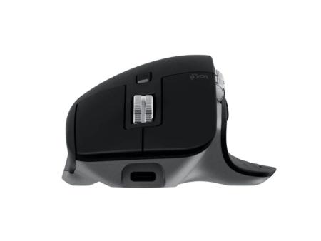 Ratón Ergonómico Inalámbrico por Bluetooth Logitech MX Master 3S For Mac/ Batería recargable/ Hasta 8000 DPI/ Gris Espacial